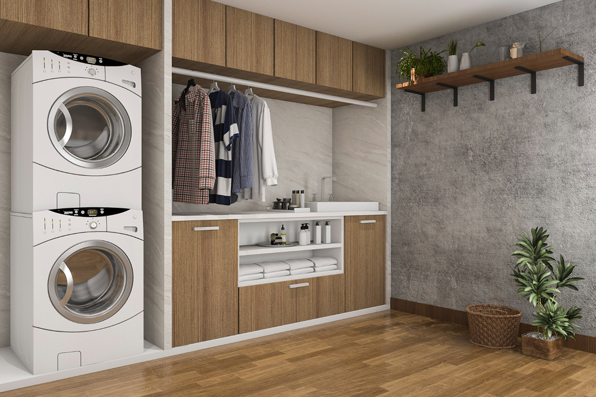 How to Get More Space Out of your Laundry Room with Custom Cabinets